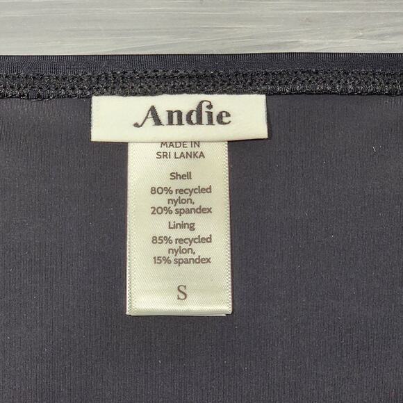 Andie‎ Bikini Bottom Swimwear Small Black - Picture 4 of 7